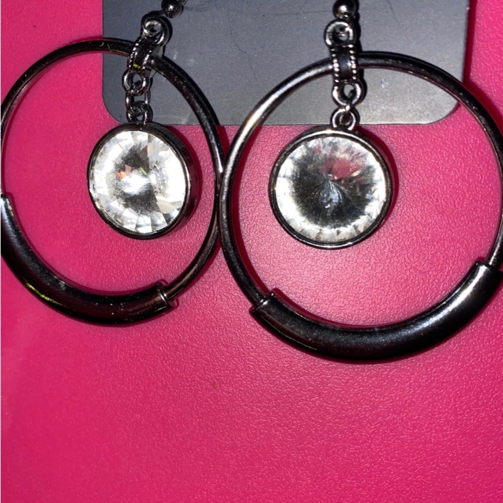 Gunmetal earrings